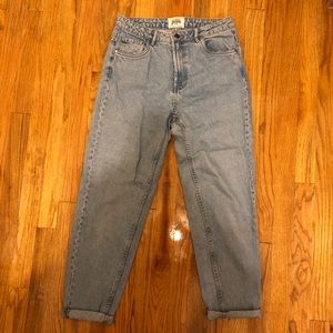 Zara Light Wash Mom Jeans